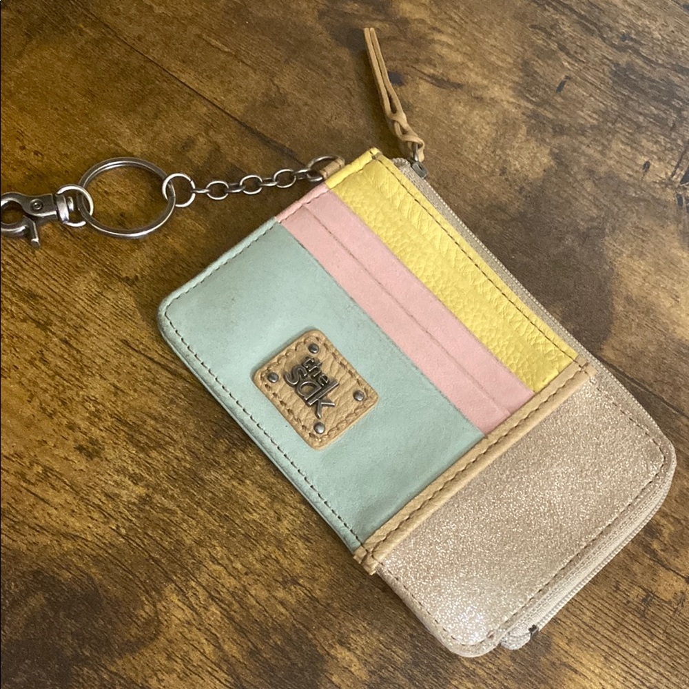 The Sak Multicolor Wallet with Keychain